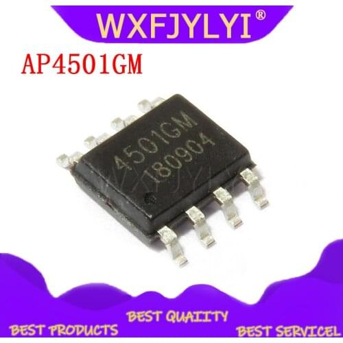 5PCS/LOT AP4501GM 4501GM SOP8 AP4501 N AND P-CHANNEL ENHANCEMENT MODE MOSFET
