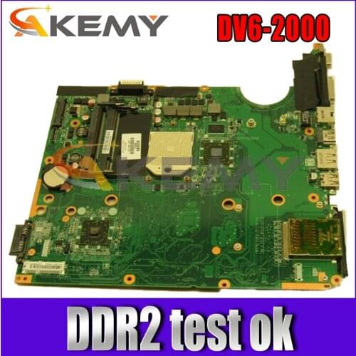 571186-001 571186-501 For HP Pavilion DV6-2000 Laptop Motherboard DA0UT1MB6E0 DDR2 Notebook Mainboard