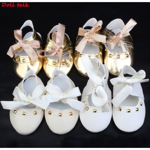 7.5cm Doll Shoes Fashion Week Exquisite Leather Toy Shoes Mini Leather Shoes For 18 Inch Girl Doll Cute Shoes