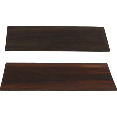 Black/Coffee Guitar Wood Head Veneer Plate For Luthier Parts Replacements