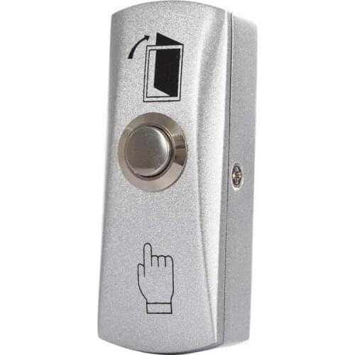 Stainless Steel Exit Button Push Switch Door Sensor Opener Release for Magnetic Lock Access Control