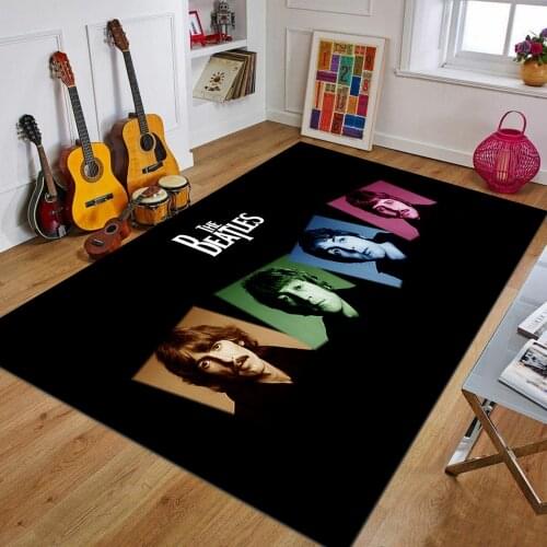 Beatles Pattern Rug, New Fashion Rugs, Modern Rug, Corridor Carpet, Fan Rugs, 3d Print Carpet, Kids Room Rugs,Arts Rug,sm181