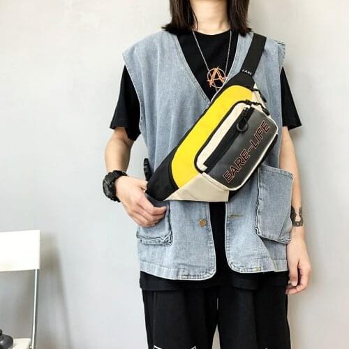 Fashion Waist Pack Men Casual Chest Bag Sports Phone Pouch Men Crossbody Bag Nylon 2020 Unisex Fanny Pack Male Hip Waist Bags