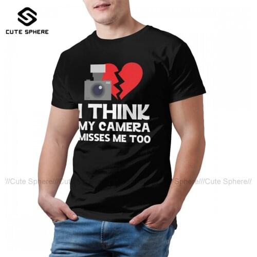 Photographer Tee Shirt Funny Short Sleeves Cotton T Shirt Summer Graphic T-Shirt 4xl Man
