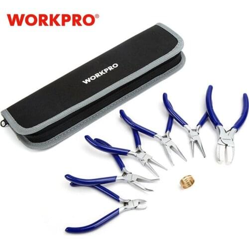 WORKPRO New 7PC Jewelry Pliers Mini Pliers Set Jewelry Repair Tools