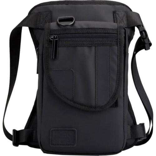 Nylon Drop Leg Bag Hiking Waist Pack for Men Women Tactical Motorcycle Bike Cycling Riding Travel Outdoor Sports Fanny Pouch