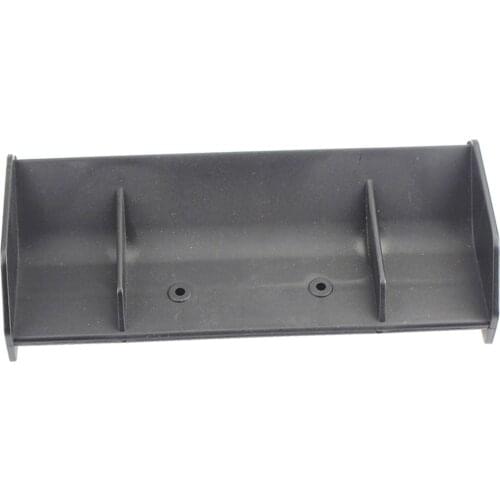 Plastic 1:12 RC Car Wing Rear Spoiler Wing Tail Wing for 1/12 RC on-Road Car Vehicles Toy Parts(Black)