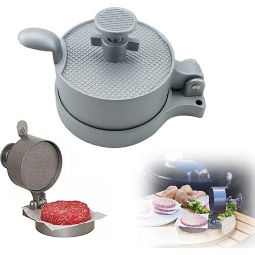 YOMDID Hamburger Presses Creative Meat Press Tool Patty Makers Aluminum Alloy Meat Burger Maker Pressing Practical Kitchen Tool