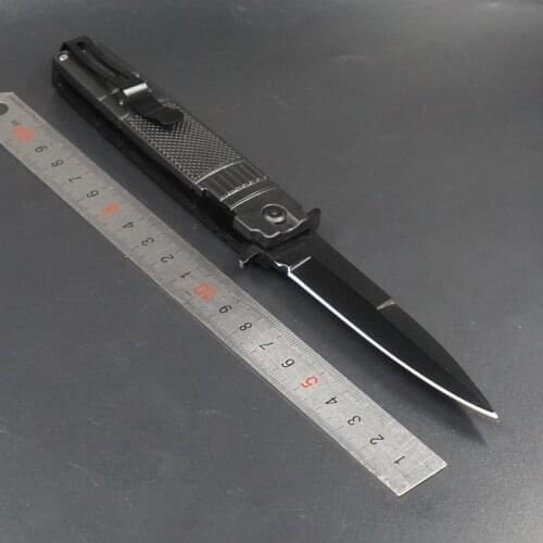 Folding Pocket Knife 440C Blade Hardened 58-60HRC Survival Tactical Knife Outdoor Camping Hunting Knives EDC Rescue Defense Tool