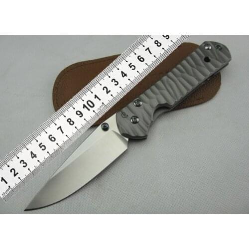 Titanium Handle High Hardness Folding Knife M390 Steel Outdoor Hunting Fruit Knife Barbecue Knife EDC Self-Defense Hand Tools