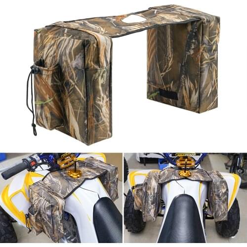 Universal Waterproof ATV Motorcycles Fuel Tank Bag Gas Tank SaddleBag Storage Bag For Yamaha Raptor 700 Banshee 350 For Polaris