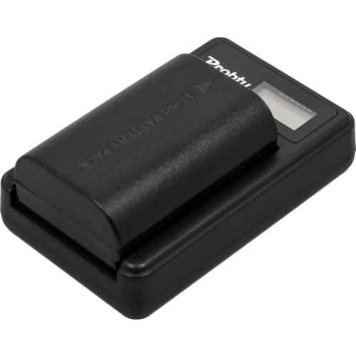 Probty Hight quality 1pcs LP-E6 LP E6 lpe6 Battery + LCD USB Charger For Canon 5D Mark II III 7D 60D EOS 6D