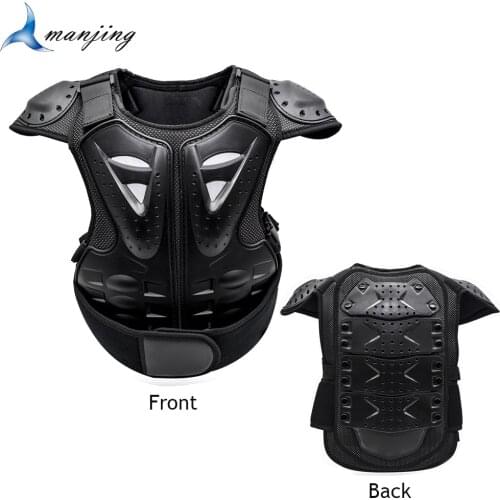 Childrens Motocross Roller Skating Chest Spine Protection Armor Suit Sports Racing Protector