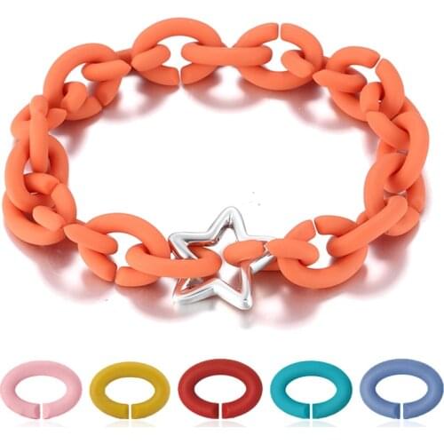Star Bead Rubber X bracelets Fashion Women Men Charm 10 color Bracelet Party Jewelry Accessories