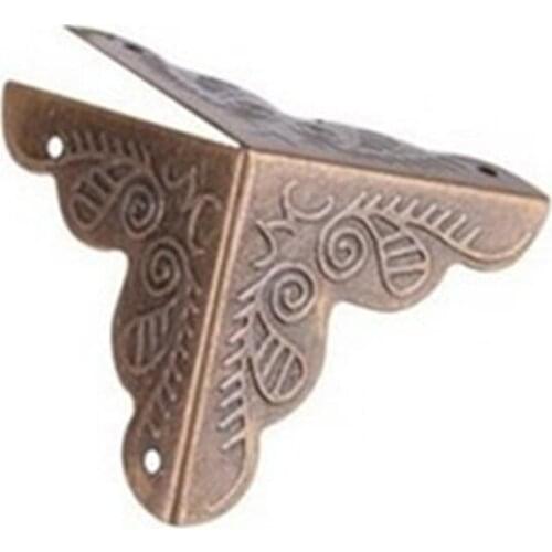 10pcs/lot Carved wooden box corner Luggage Case Box Corners Decorative Corner For Furniture Decorative Protection Corner Bracket