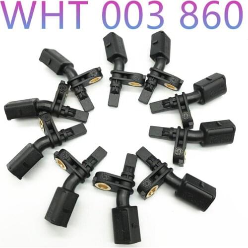 10 Pieces WHT003860 Front Right ABS Wheel Speed Sensor For Audi A1 A2 A3 S3 TT Polo For VW Golf Passat Seat Ibiza Toledo Leon