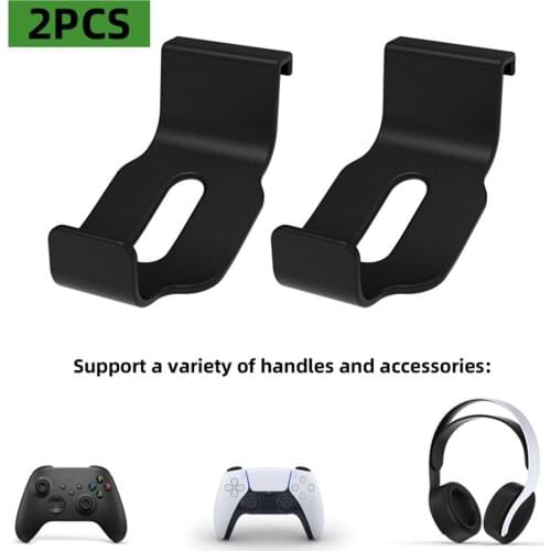 2pcs for PS5 Game Console Handle Headphone Storage Bracket for Xbox Series X Gamepad Hanging Rack Earphone Holder Accessories