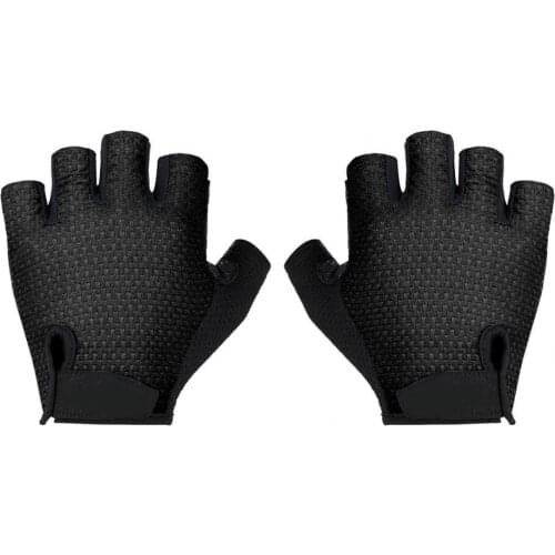 2Pcs Necessary Bicycle Sport Gloves Easy-using Soft Shock-proof Non-slip Half Finger Bike Gloves for Outdoor