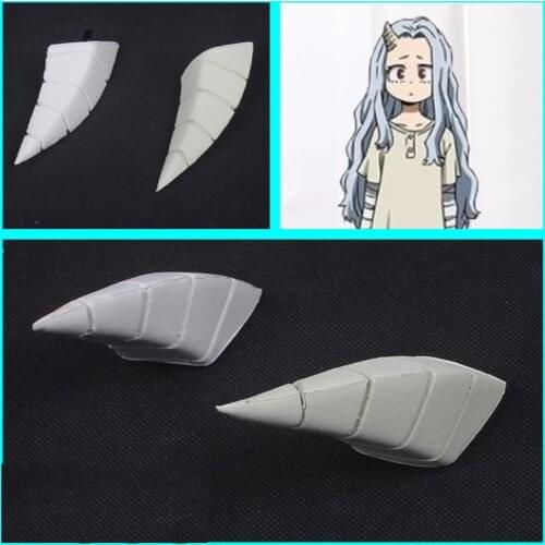 3 Colors Anime Boku no Hero Akademia My Hero Academia Eri Horn wig Head Clip Headwear Hairwear Cosplay Props Accessories suit