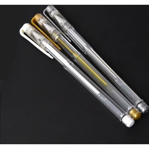 3pcs Gold Silver White Paint Marker Pen Highlight Liner Sketch Markers Gel Pen for Graffiti Art Supplies Markers Manga Painting