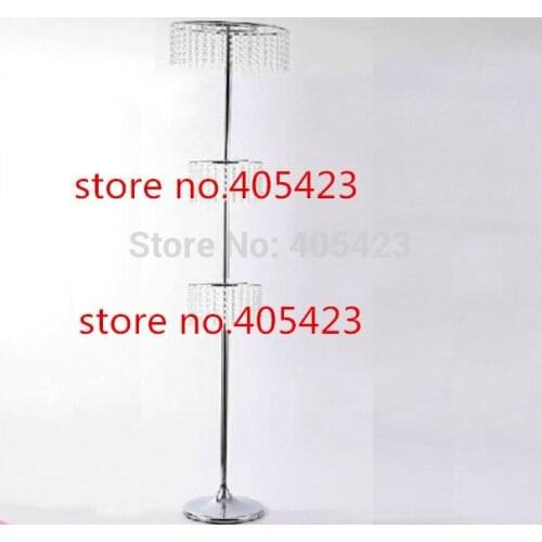 3 tiers H 170cm (67") crystal wedding ferris wheel centerpiece road lead frame for wedding decor (customize 65-170cmH)