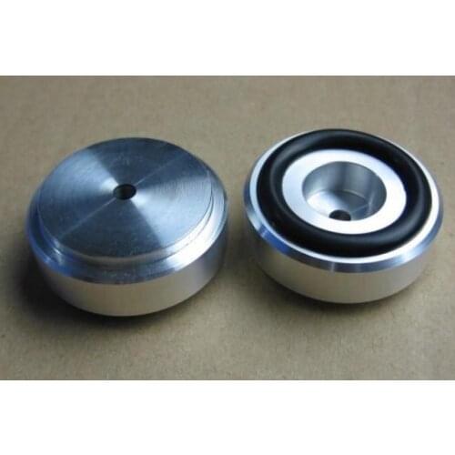 4x Aluminum feets for Power amp (with Rubber ring) D:39mm H:16mm