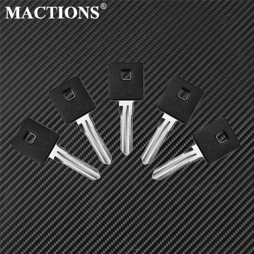 5pcs Motorcycle Uncut Blade Blank Ignition Key Black For Harley Sportster XL883 XL1200 2000-2013