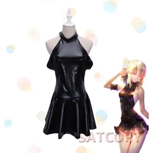 Anime Fate Cosplay Pendragon Altria Cosplay Costume Swimsuit Party Womens Uniform Halloween