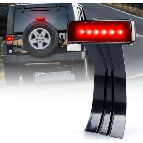 Car LED Third Brake Tail Lights High Mount Stop Lights for Jeep Wrangler JK 07-18