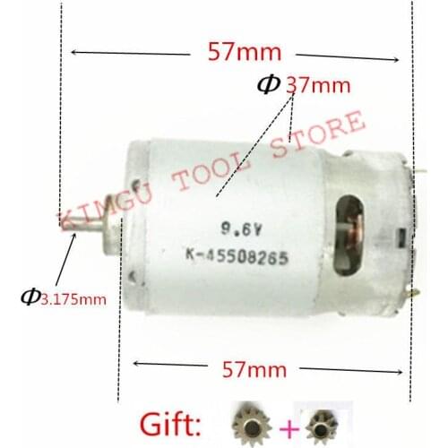 Motor RS-550VC DC9.6V 14000rpm Replace for BOSCH MAKITA DEWALT HITACHI Milwaukee DEKO Cordless Drill motor DC 9.6V