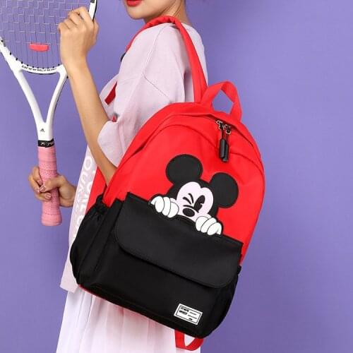Fashion Women Backpack Cartoon Mochila for Girls Boys Travel Casual Rucksack Cute Micky 3D School Bag For Teenagers