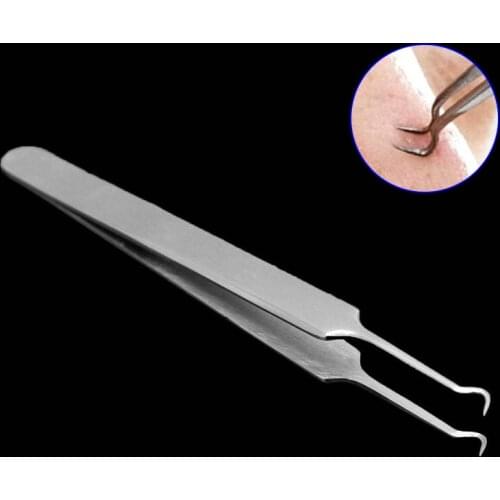 Newly Stainless Steel Blackhead Remover Needle Clip Kit Blemish Acne Pimple Extractor Tool Facial Cleaning Acne Removal Needle