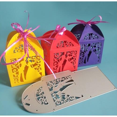 New wedding candy chocolate box, metal cutting knife mold, DIY scrapbook, card, photo album decoration, embossed crafts
