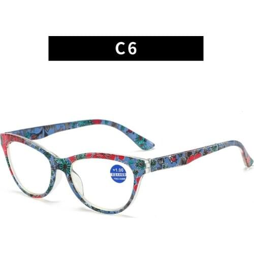New cats eye anti-blue light reading glasses hyperopia glasses fashion reading glasses prescription fashion reading glasses