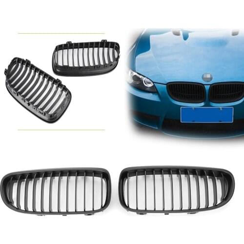 Front Kidney Grill Grille For For 2009 2010 2011 E90 LCI 3-Series Sedan & Wagon 323i 325i 328i 330i 335i Not for 2DR & M3 2PCS