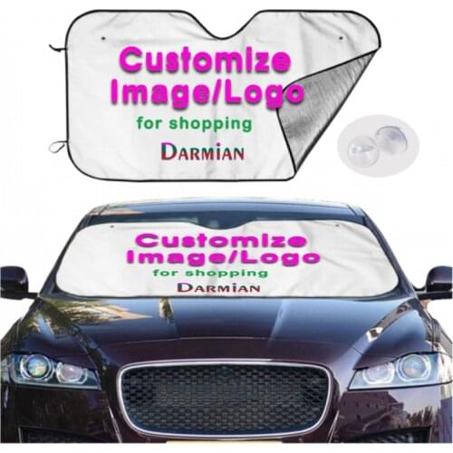 Customized Print Car Sunshade for Front Windows Cool Swirl Insect Windshield Sun Shade for SUV Keep Auto/Vehicle Cool Dropship