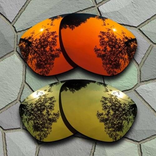 Red Orange&Yellow Golden Sunglasses Polarized Replacement Lenses for Oakley Frogskins