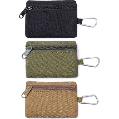 Tactical Bag Outdoor EDC Molle Pouch Wallet Zipper Military Waist Fanny Pack Mobile Phone Pouch Belt Waist Bag EDC Gear Bag
