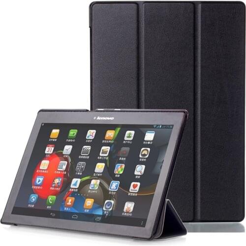 Slim Stand Cover Leather Case for Lenovo Tab 2 Tab2 A10-70 A10-70F A10-30 X30F Tab 3 10 Business TB3-X70F TAB-X103F