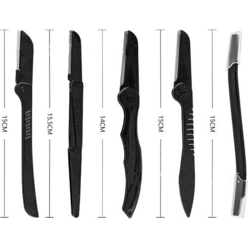 Women Eyebrow Trimmer Facial Hair Remove Razor Eyebrow Epilator Eye Brows Blades Shaver Knife Girl Makeup Cutting Cosmetic Tool