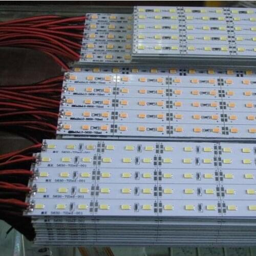 0.25m 25cm Hard led Bar light 12V 18 led SMD 5630/5730 Aluminum Led Strip light Free Shipping