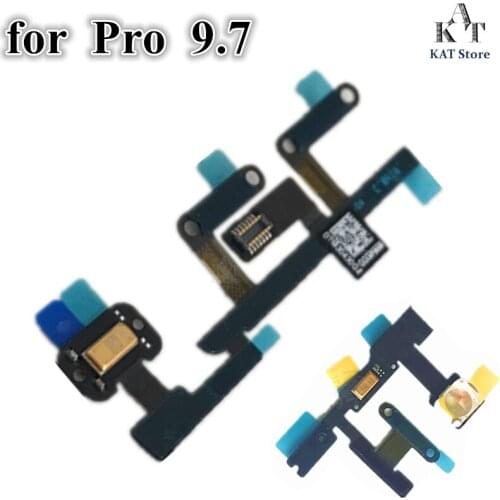 3Pcs Original Power Volume Button Switch Microphone Flash Flex Ribbon Cable For iPad Pro 9.7 inch A1673 A1674 Replacement Parts