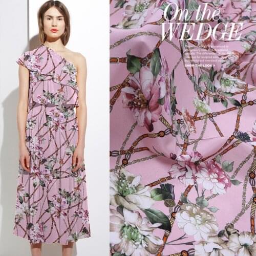 50x114cm natural 100% mulberry silk crepe de chine fabric fashion 16mm summer fashion clothing shirt fabric for dress cloth