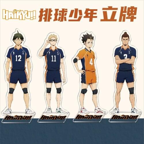 Anime Haikyuu Acrylic Stand Figure Haikyuu Hinata Shyouyou Kageyama Tobio Desktop Standing Plate Toy Gifts