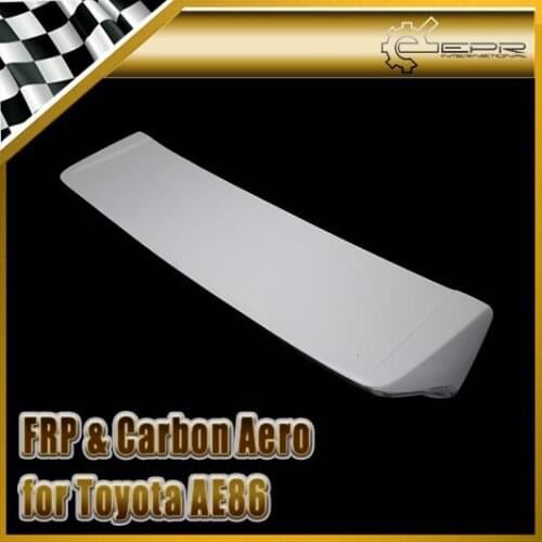 Car-styling FRP Fiber Glass DM Style Rear Spoiler Trunk Wing Fit For Toyota AE86 Levin Corolla Hatchback In Stock