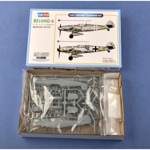 Hobby Boss 81751 1/48 Messerschmitt BF109G-6 Fighter Warplane Warcraft Model TH06085-SMT6