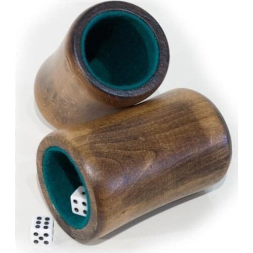 Wooden Dice Cup (big size 2 Pcs.)