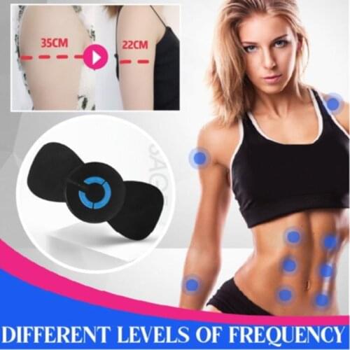 EMS Electric Muscle Stimulator Slimming Arm Shaper ABS Abdominal Training Device Weight Loss Stickers Unisex Slimming Trainer