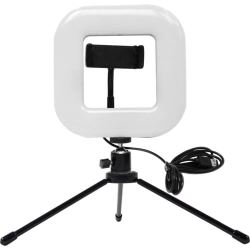 Photography LED Selfie Ring Light 28CM Dimmable Camera Phone Ring Lamp 11inch With Table Tripods For Makeup Video Live Studio