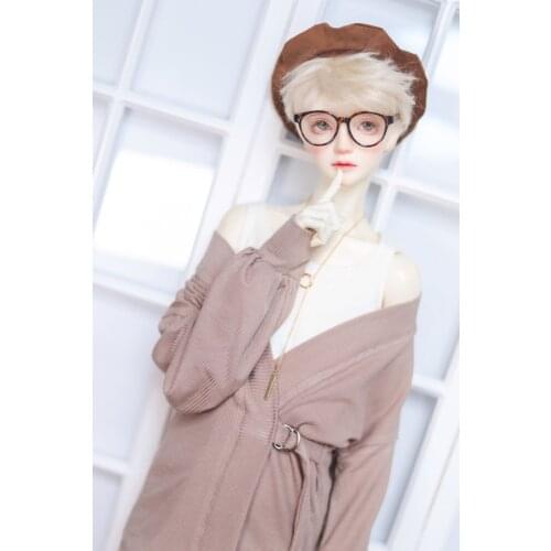 BJD doll clothes suitablefor 1/3 male SD10 female POPO68 size striped cardigan with long sleeve doll accessories
